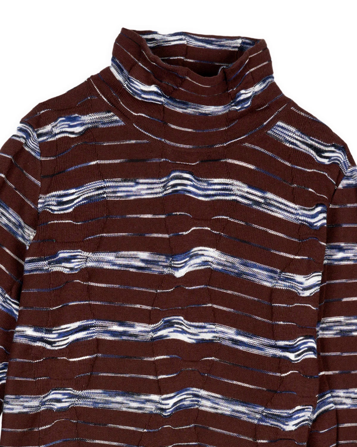 Space Dye Turtleneck - Navy Multi - 3