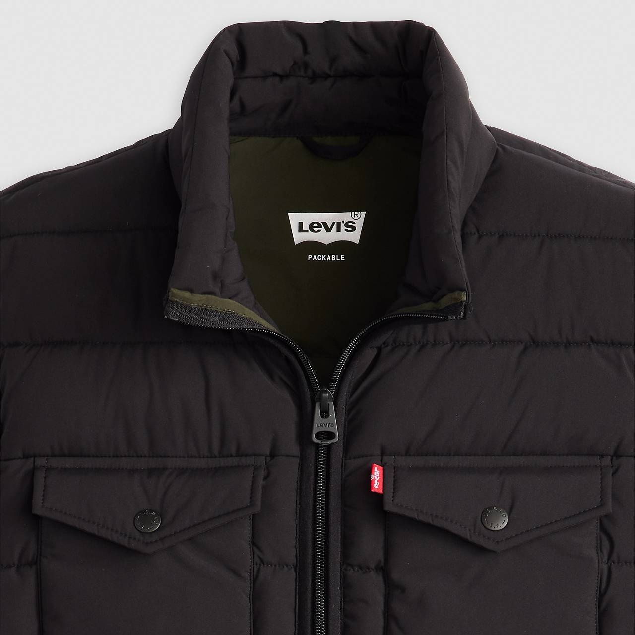2 CHEST POCKET LIGHTWEIGHT QUILTED VEST - 4