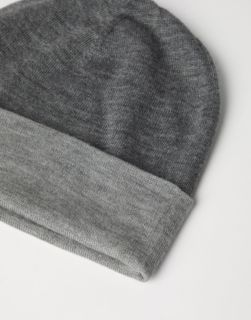 Brunello Cucinelli Cashmere and silk beanie outlook