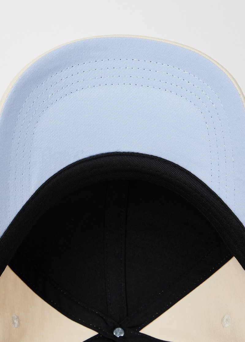 Women's Ecru Washed Cotton Cap 4