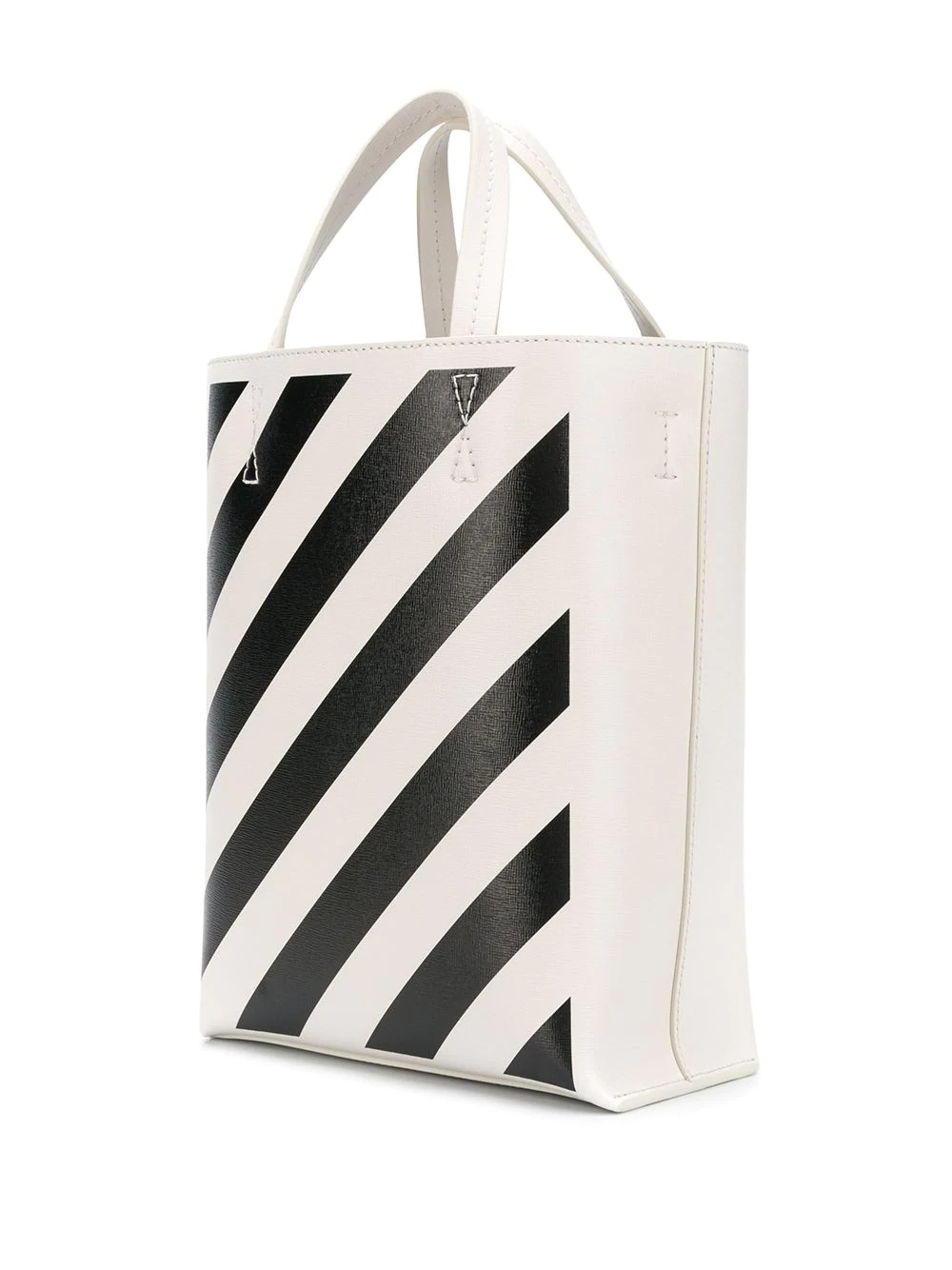 diagonal stripes tote - 3