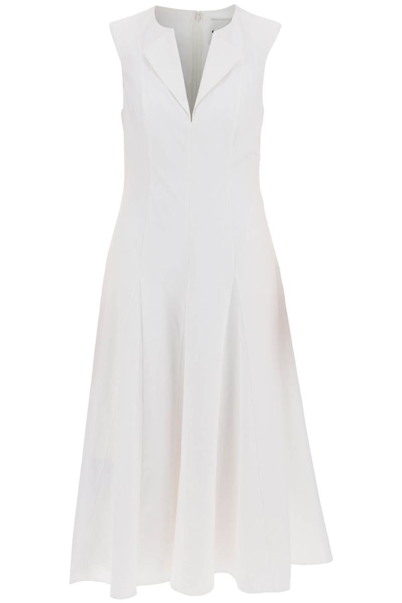 Roland Mouret COTTON POPLIN MIDI DRESS IN - 1