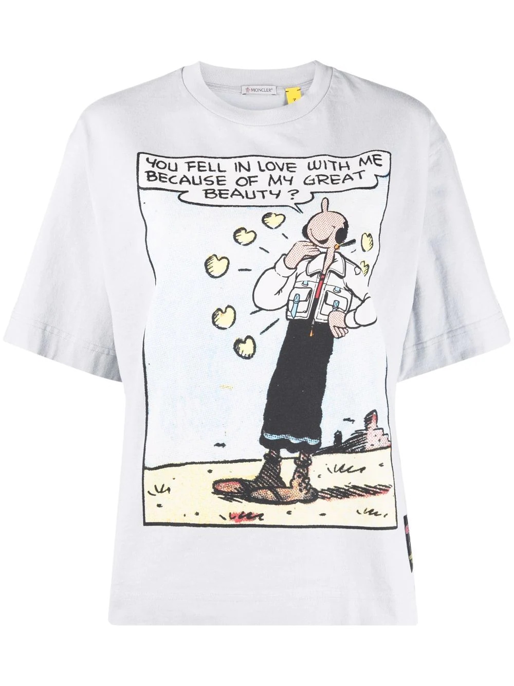 cartoon print T-shirt - 1