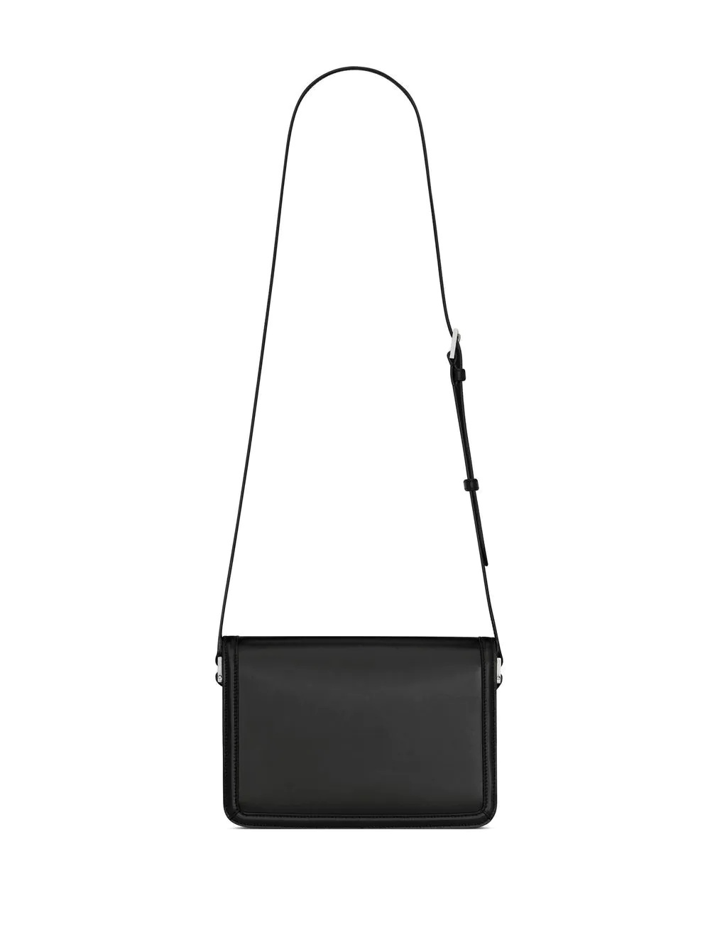 monogram-logo leather messenger bag - 2
