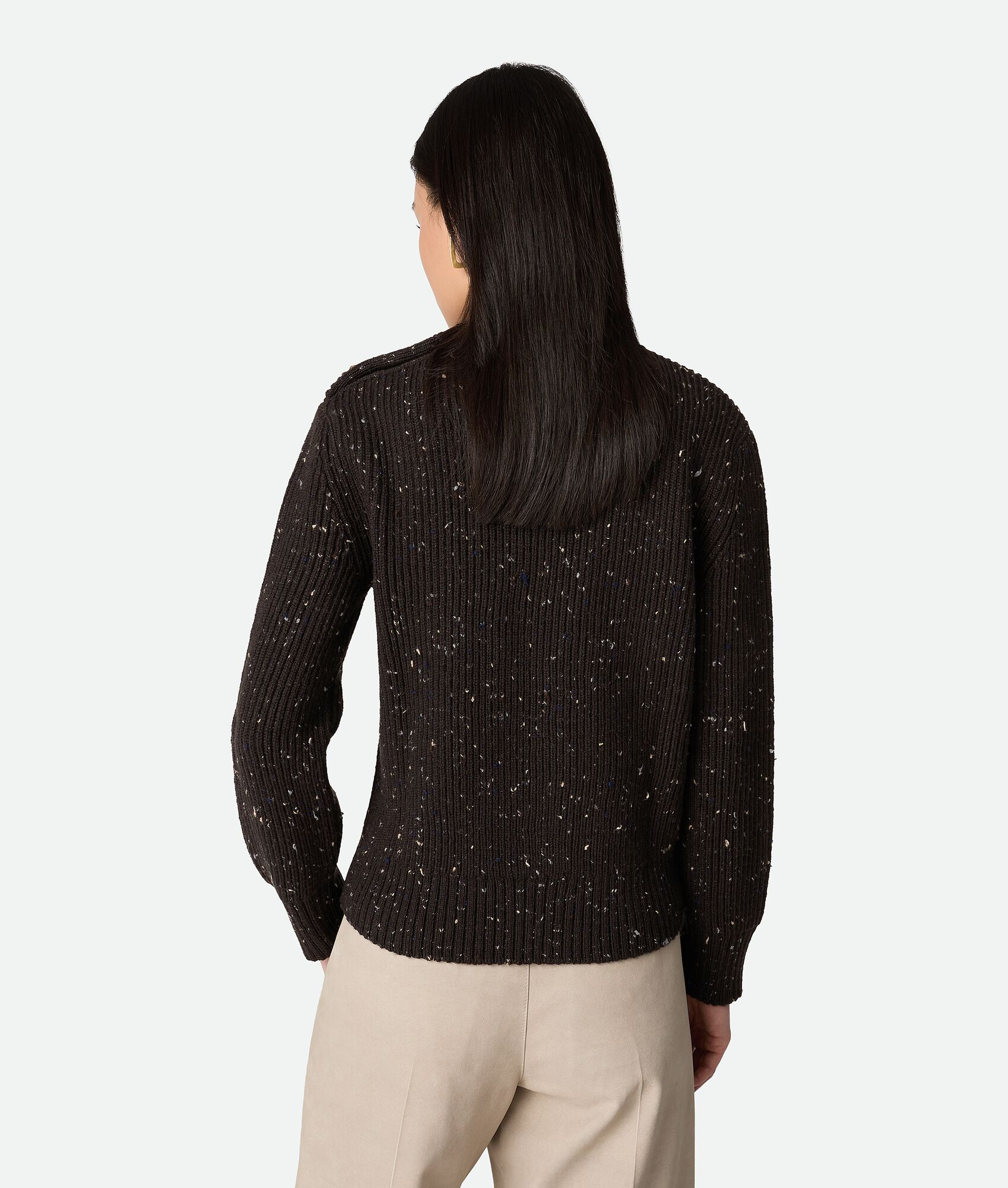 Wool English Rib Sweater - 3