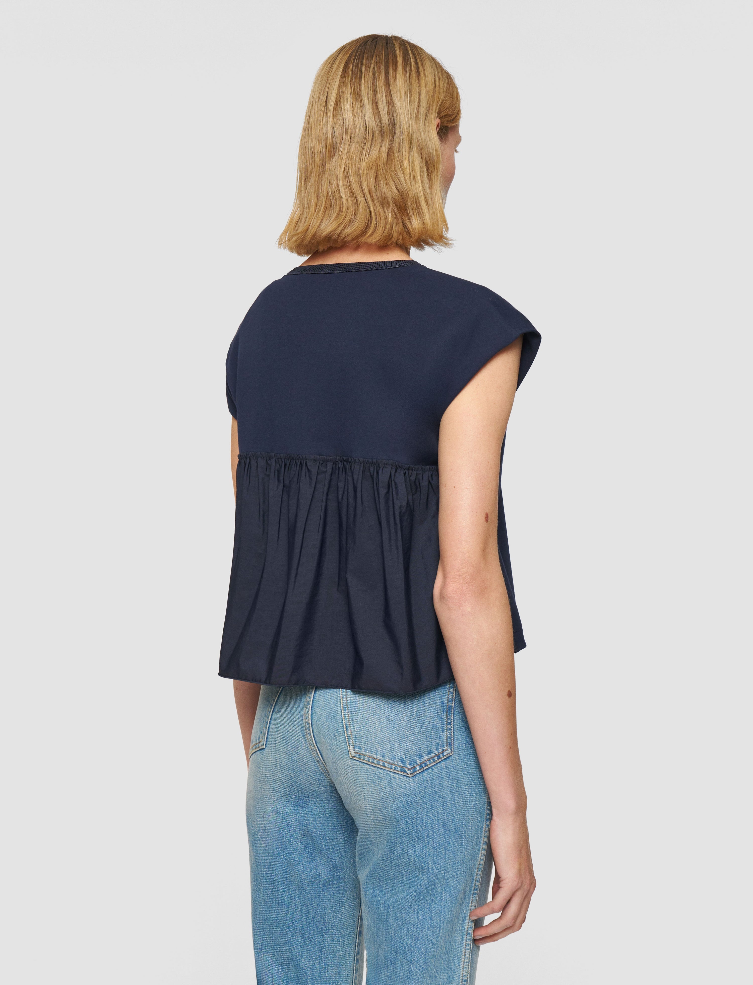 Poplin Jersey  T-Shirt - 5