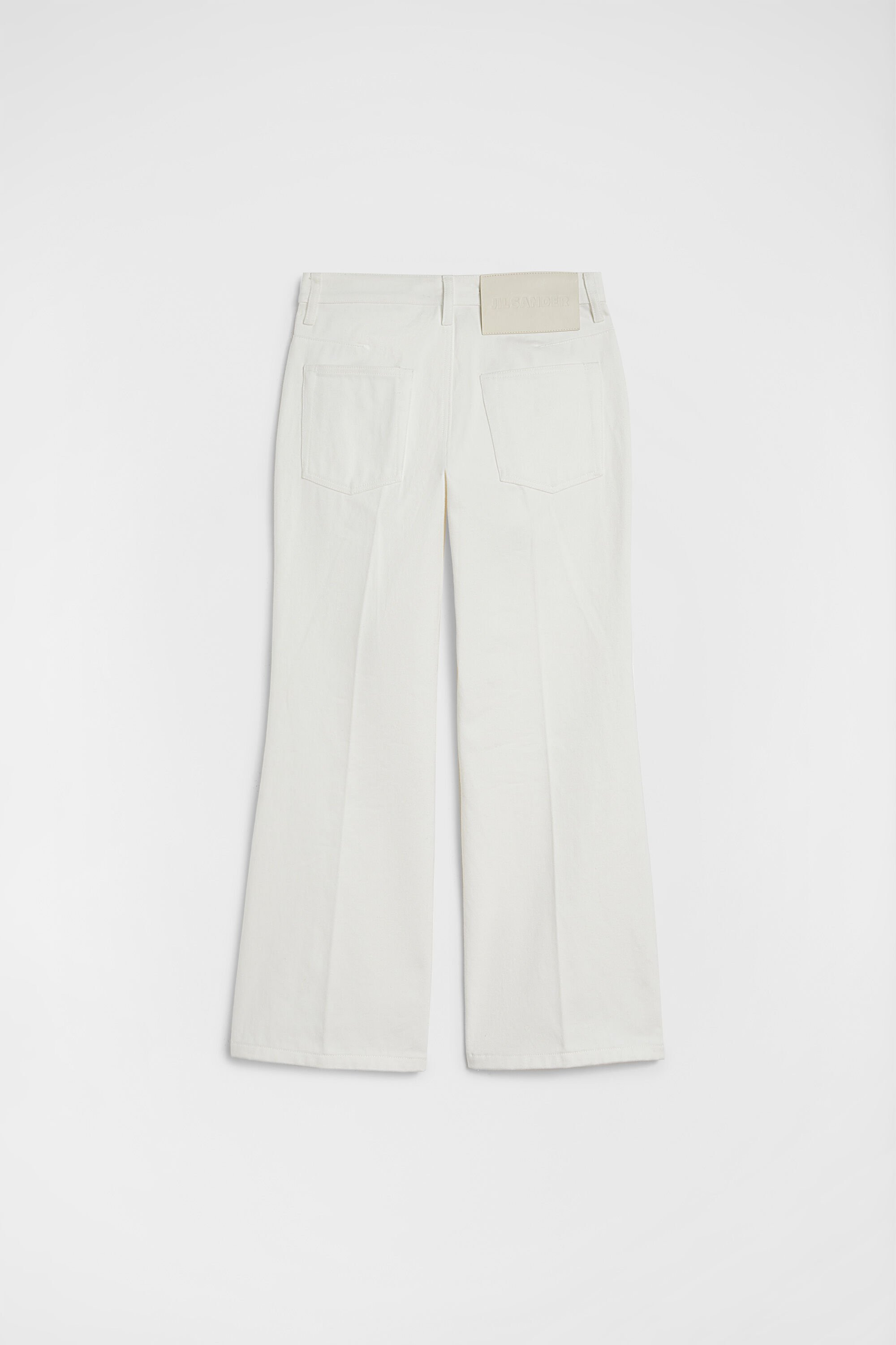 Flared Denim Trousers - 5