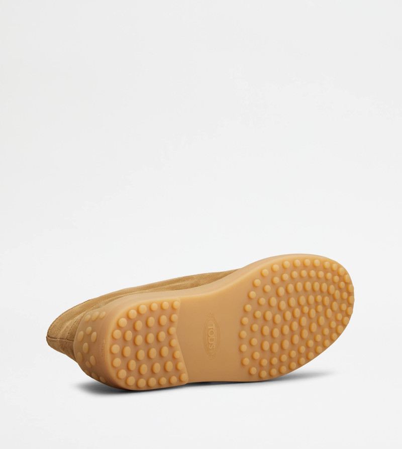 WINTER GOMMINO ANKLE BOOTS IN SUEDE - BROWN 4
