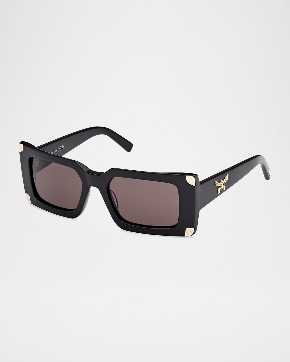 Rectangle Acetate Sunglasses - 3