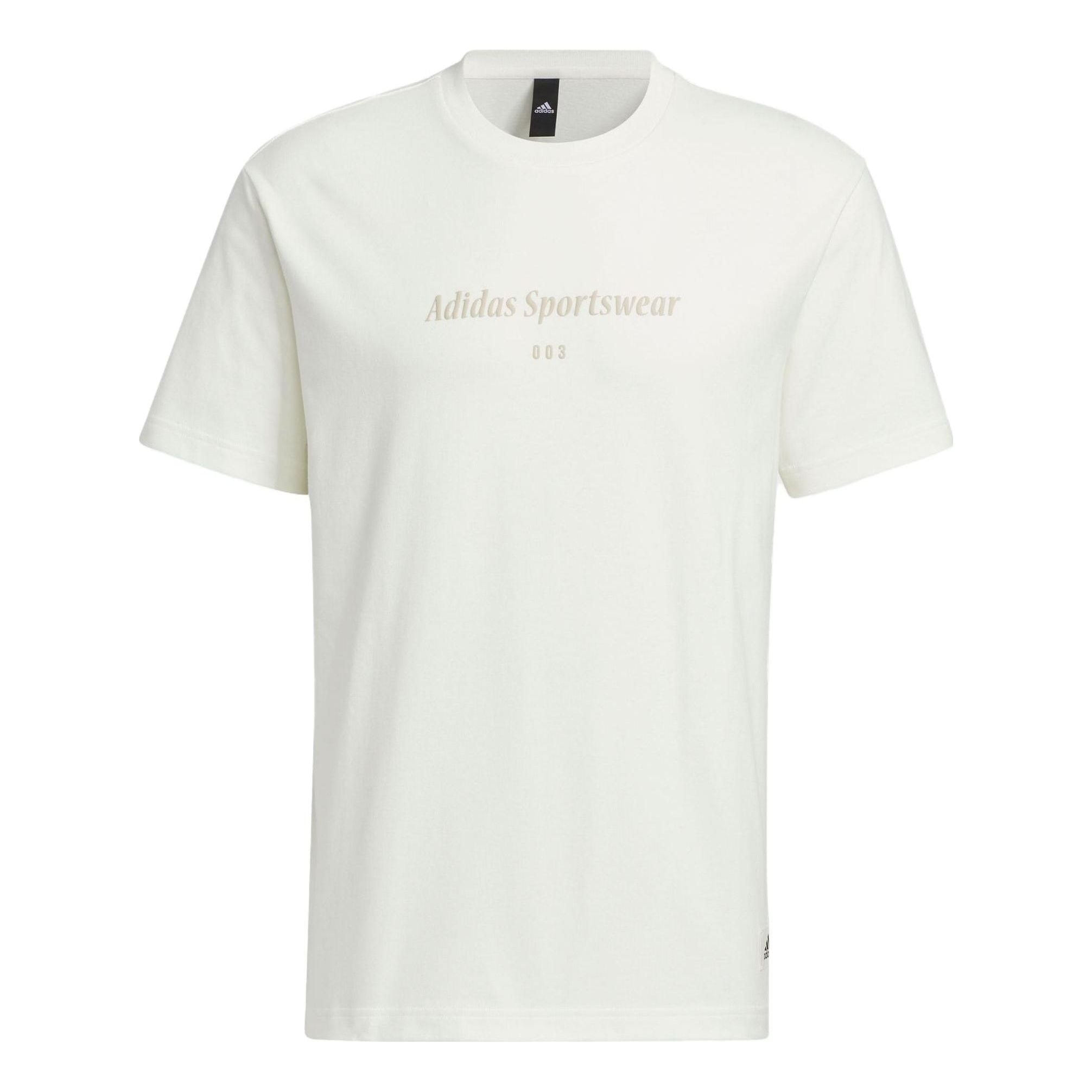 adidas Sportswear Lounge Graphic T-shirt 'White' IP4992 - 1