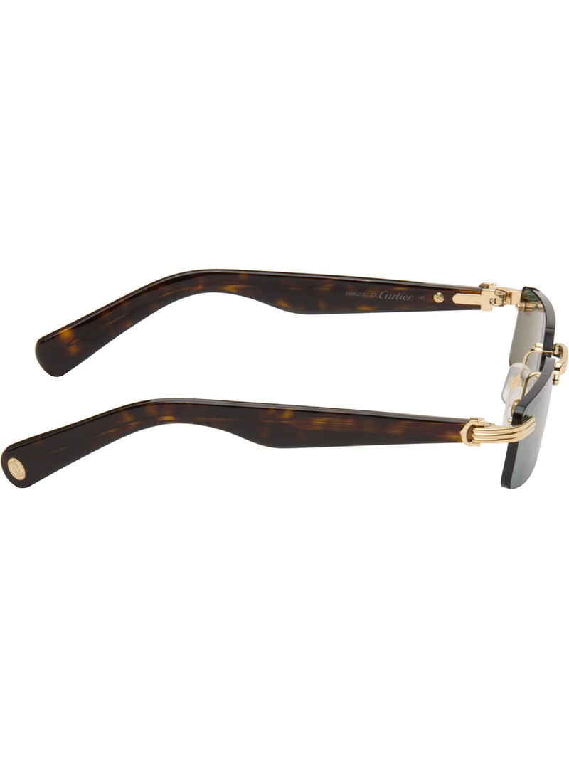 Cartier Brown CT0537S Sunglasses outlook