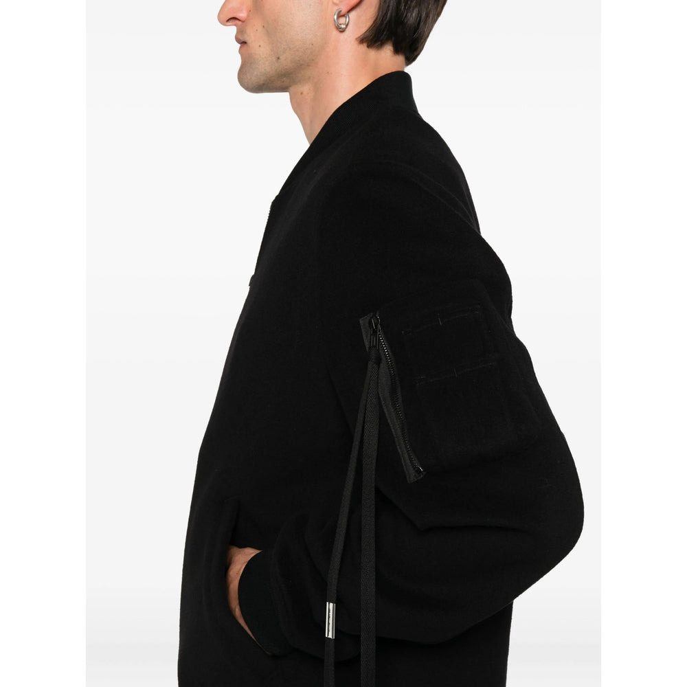 Ann Demeulemeester Black Jackets - Bomber Jackets Men - 4