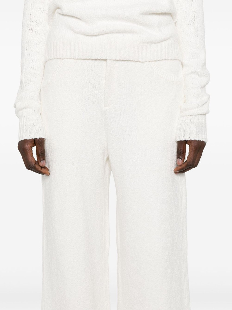 wide-leg knitted trousers 5