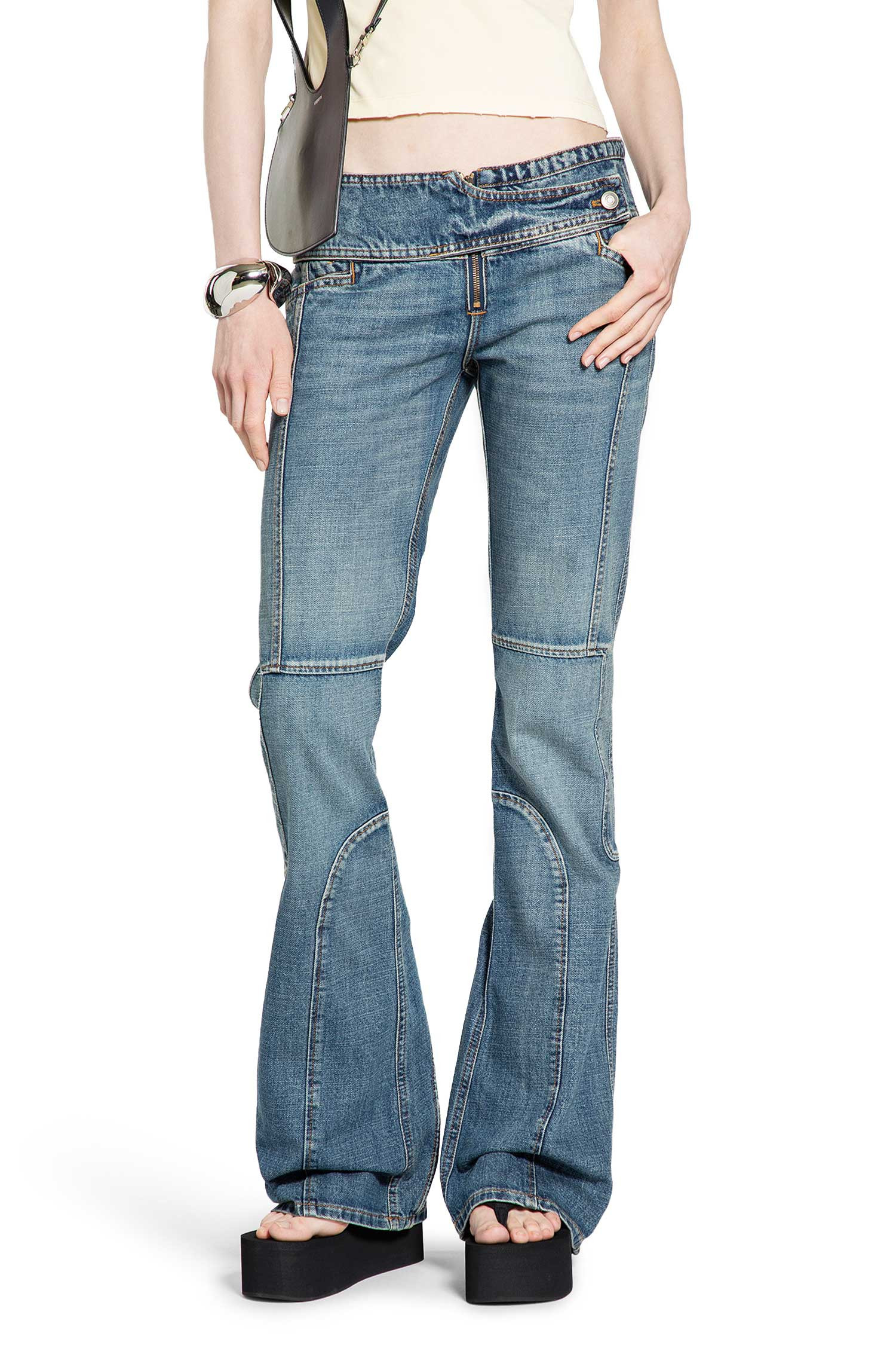 Yoke Denim Pants - 6