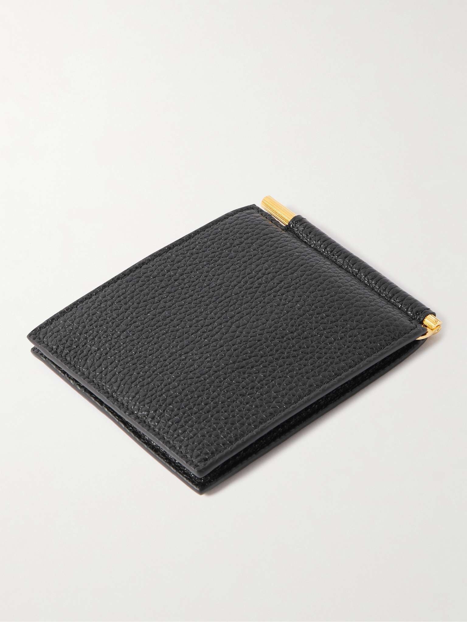 Full-Grain Leather Billfold Wallet with Money Clip - 3