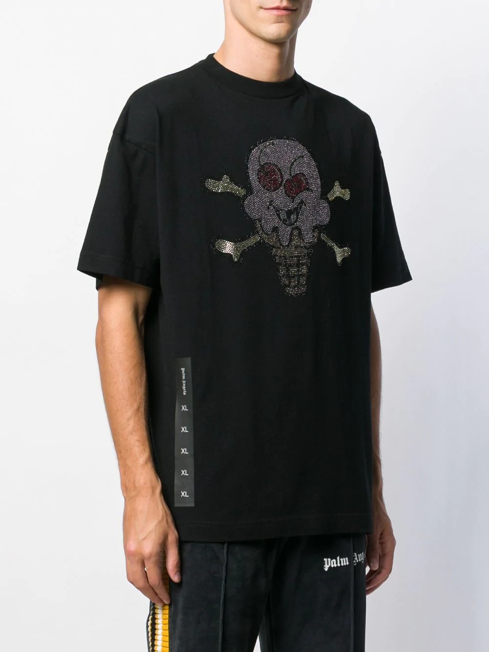 x Ice Cream Skull embellished T-shirt - 3