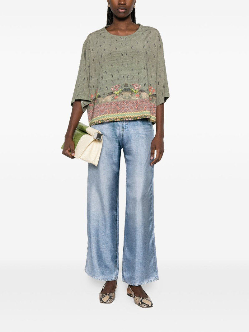 Pierre-Louis Mascia Adanastr floral print top outlook