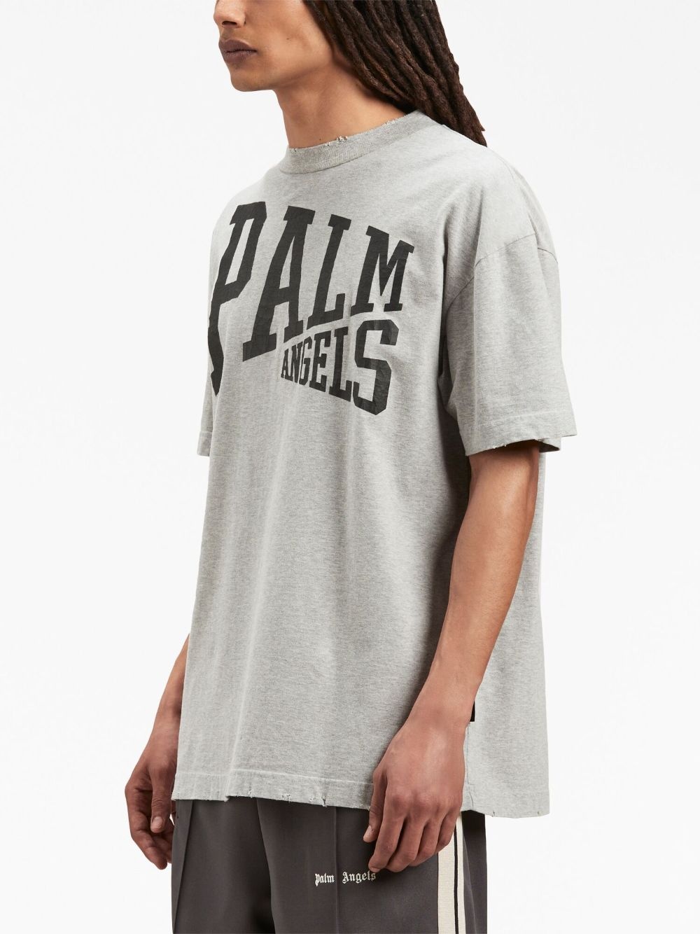 logo-print crew-neck T-shirt - 4