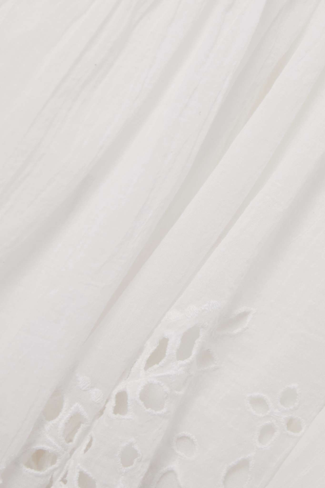 Keoly broderie anglaise-trimmed cotton-voile mini dress - 4