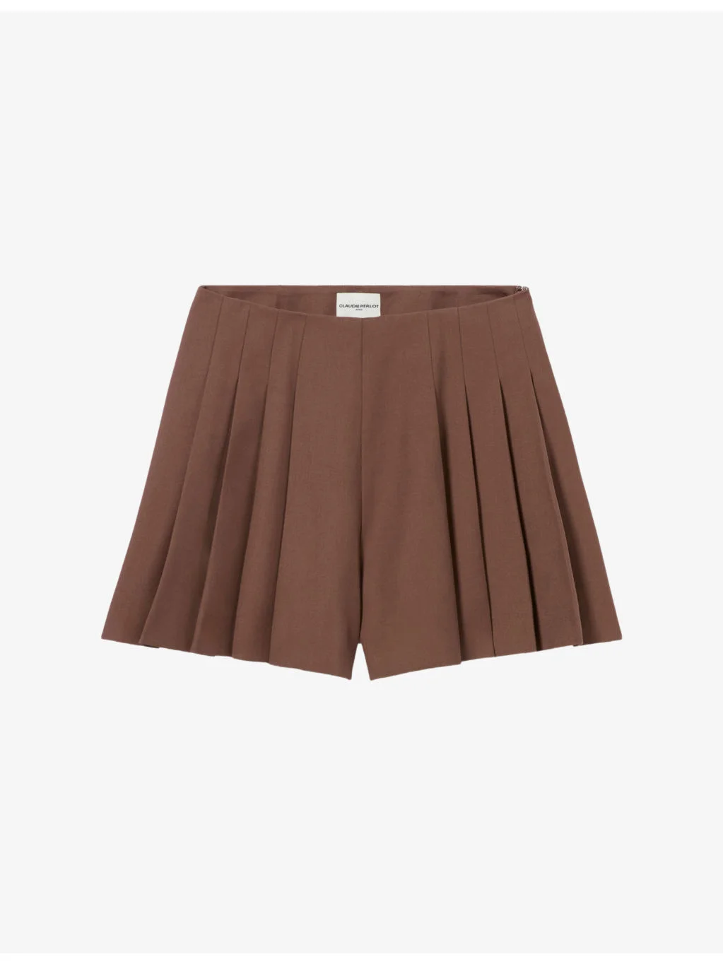 Wide Straight-Leg Wool-Blend Shorts - 1