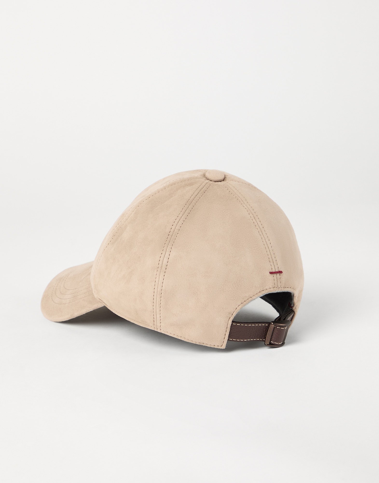 Suede baseball cap with embroidered logo - 2
