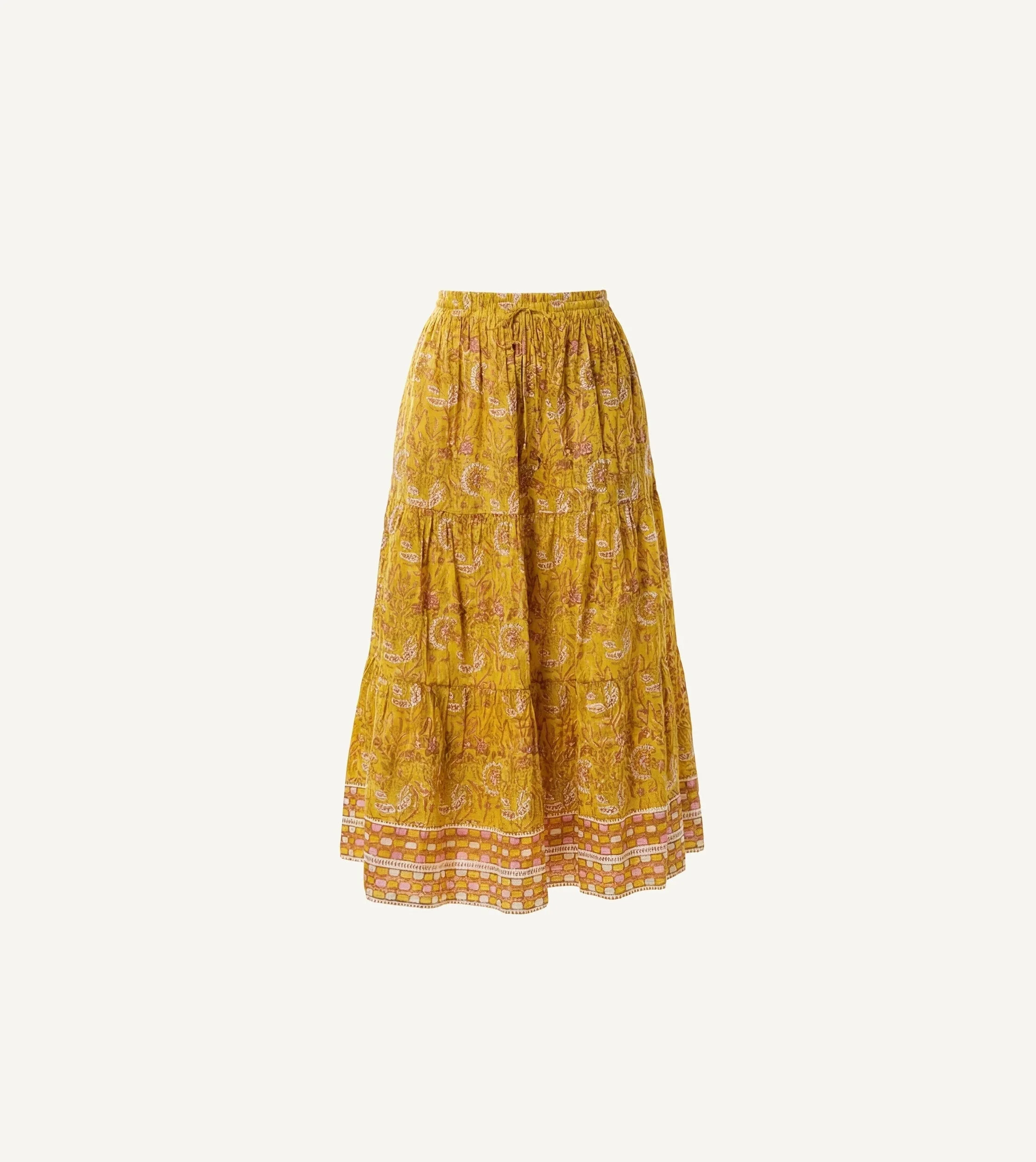 CHELSEA ANKLE SKIRT | WILDFLOWER CITRUS - 1