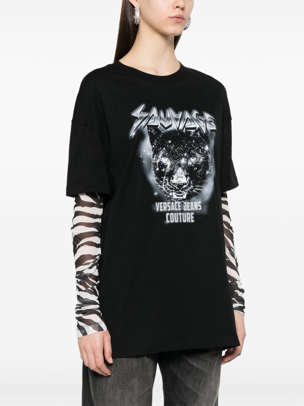 layered T-shirt - 3