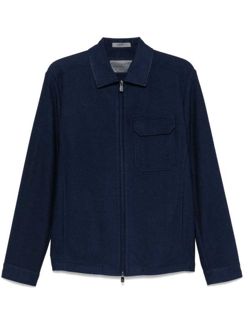 textured shirt jacket 1
