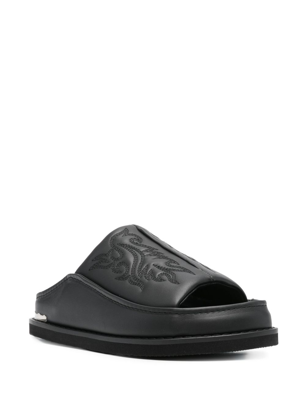 embroidered sandals - 2