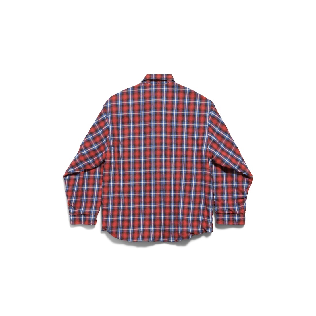 Men's Lined Shirt in Red/blue - 6