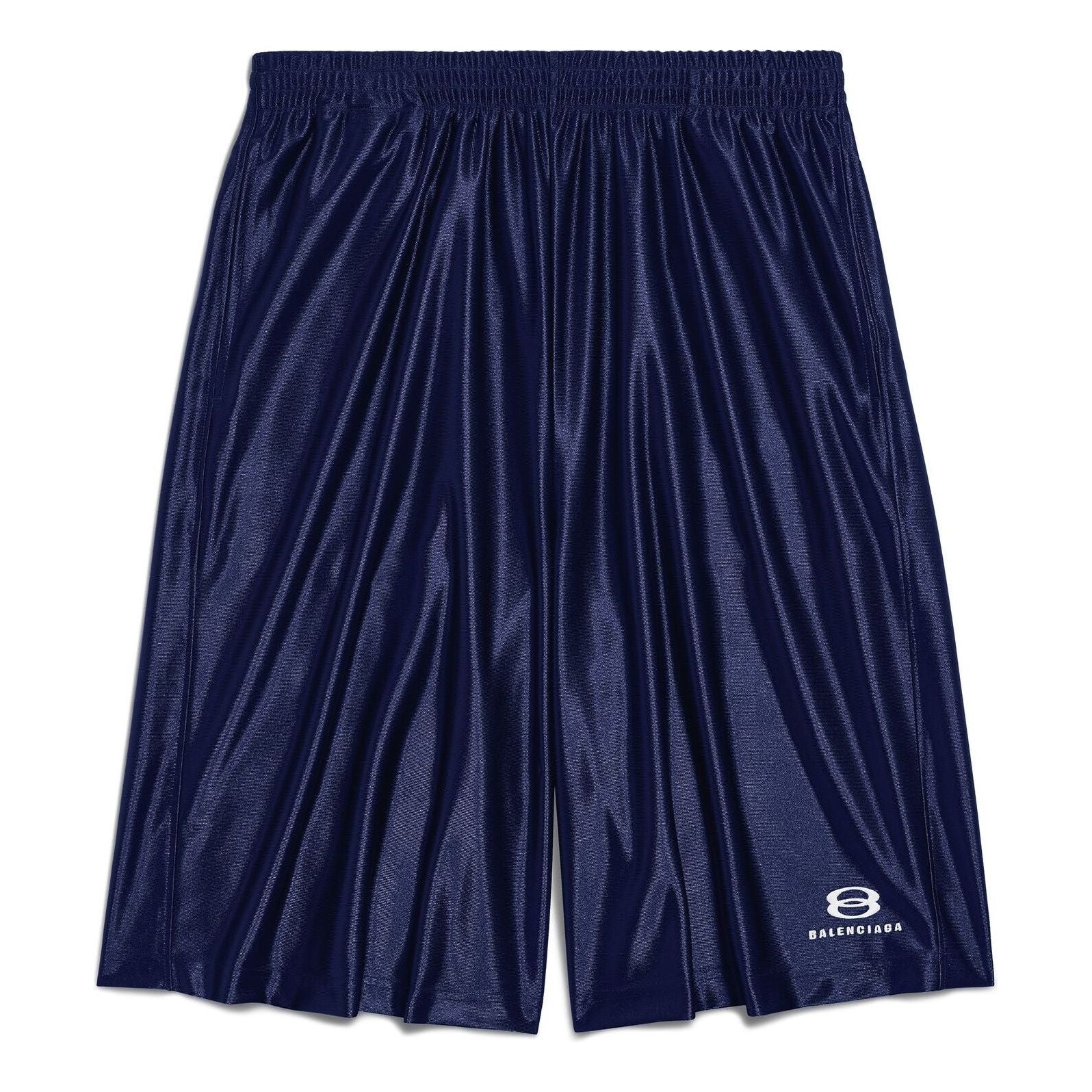 Balenciaga Unity Sports Icon Basketball Shorts 'Dark Blue White' 795260TQVX35004 - 1