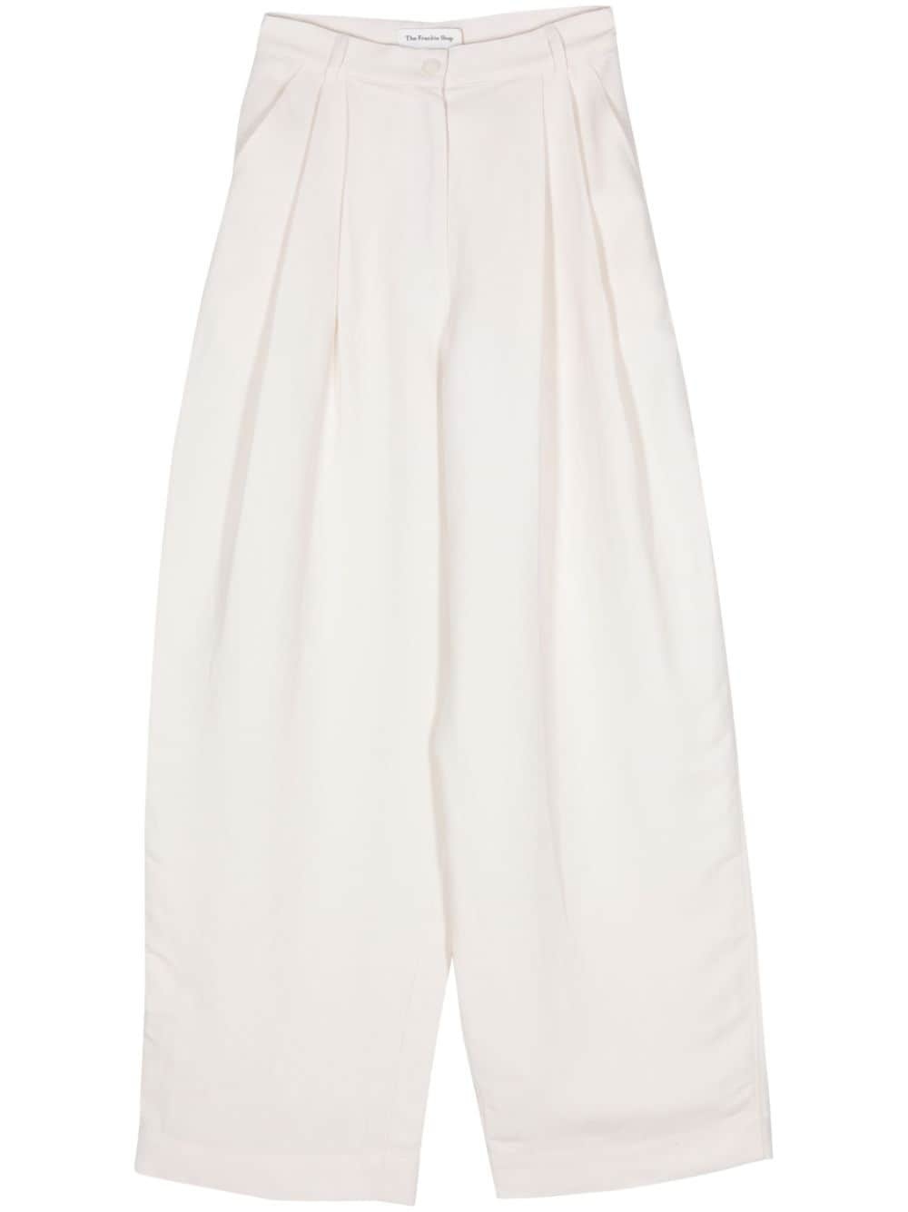 Piper high-waist palazzo trousers - 1