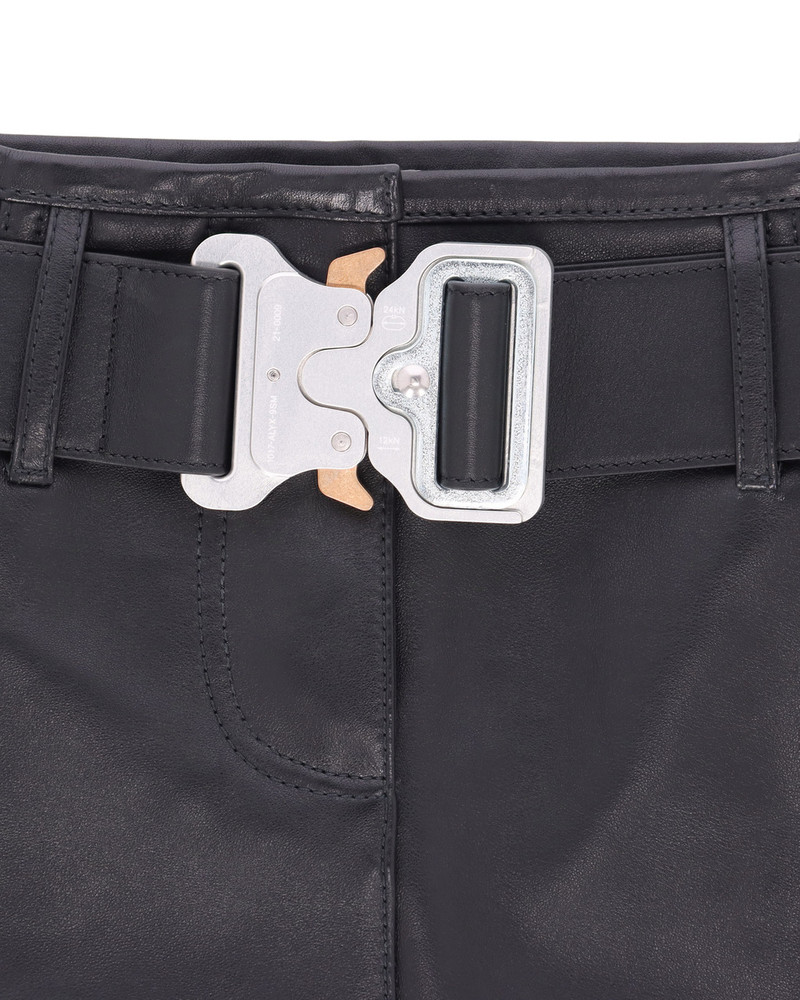 LEATHER SKIRT WITH BELT 6