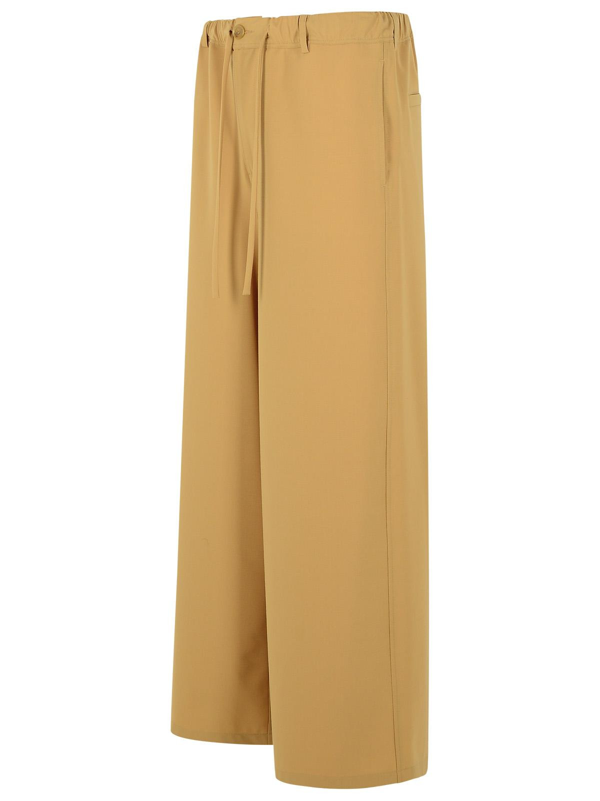 Marni Beige Virgin Wool Blend Trousers Men - 2