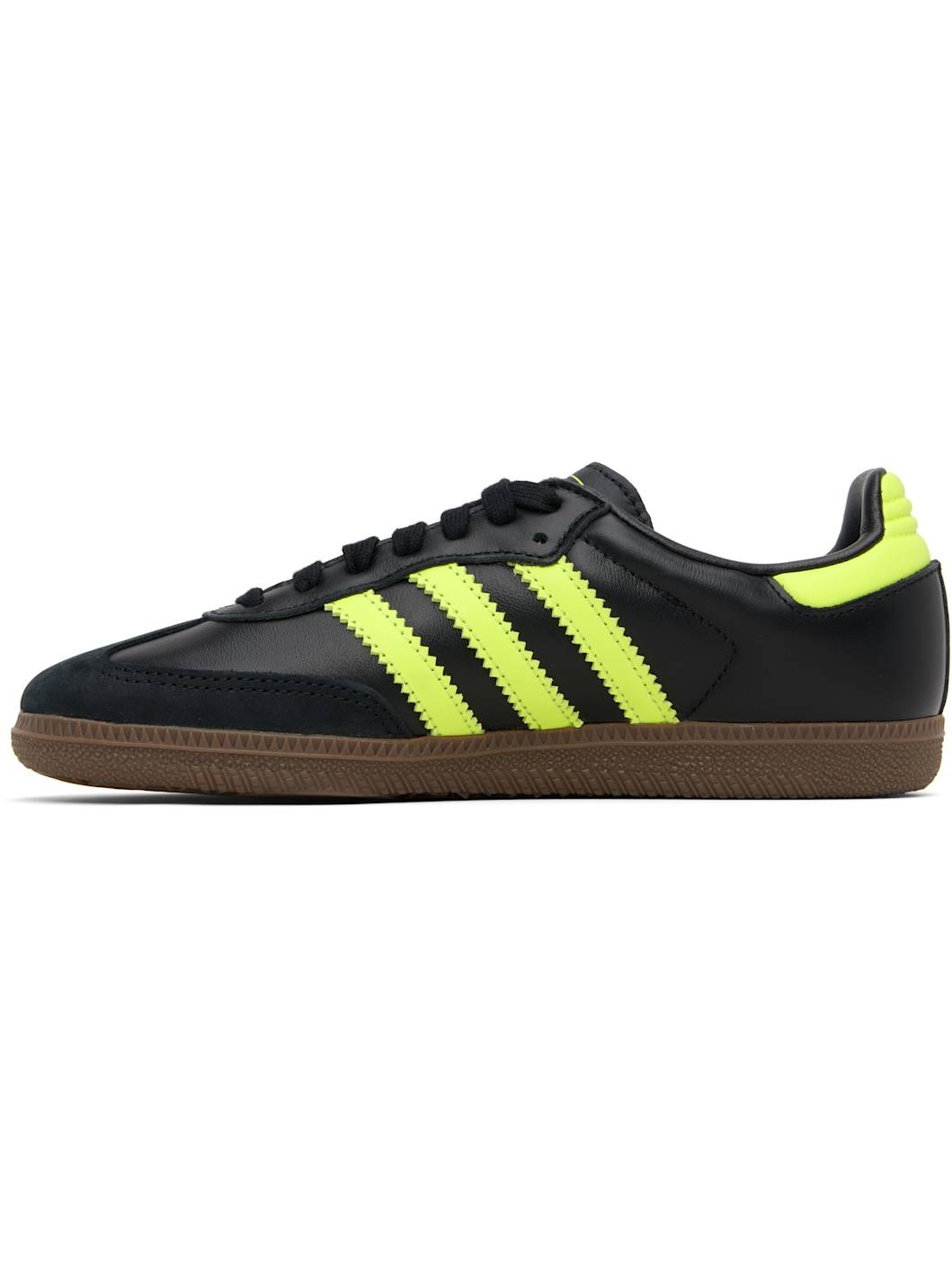 Black & Green Samba OG Sneakers - 3