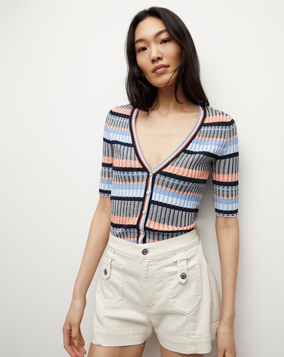 CALLIOPE RIBBED CARDIGAN - 2