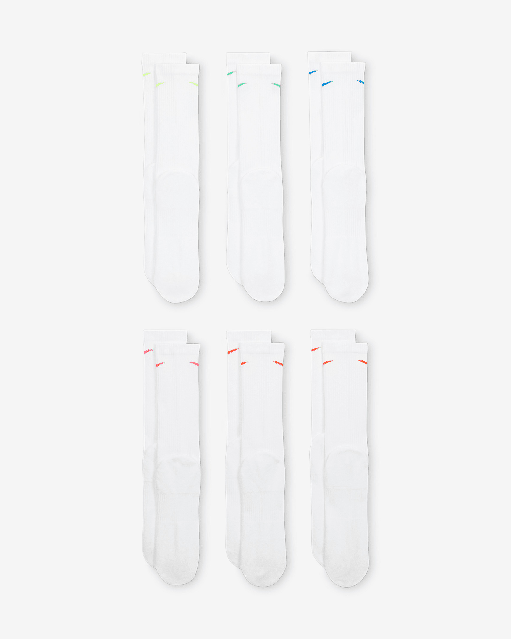 Nike Everyday Plus Cushioned Training Crew Socks (6 Pairs) - 3
