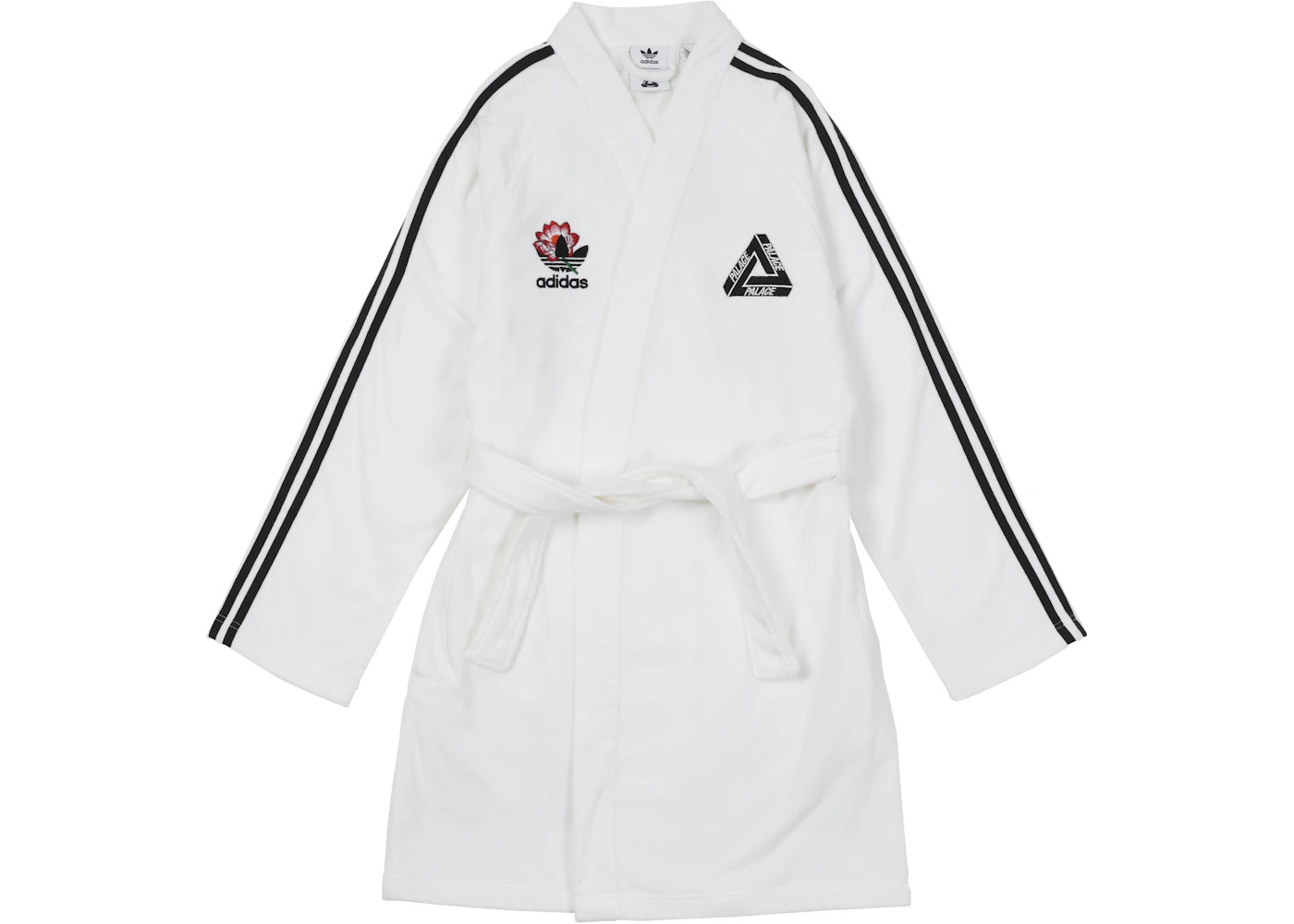 Palace x adidas Palaste Towel Robe White - 2