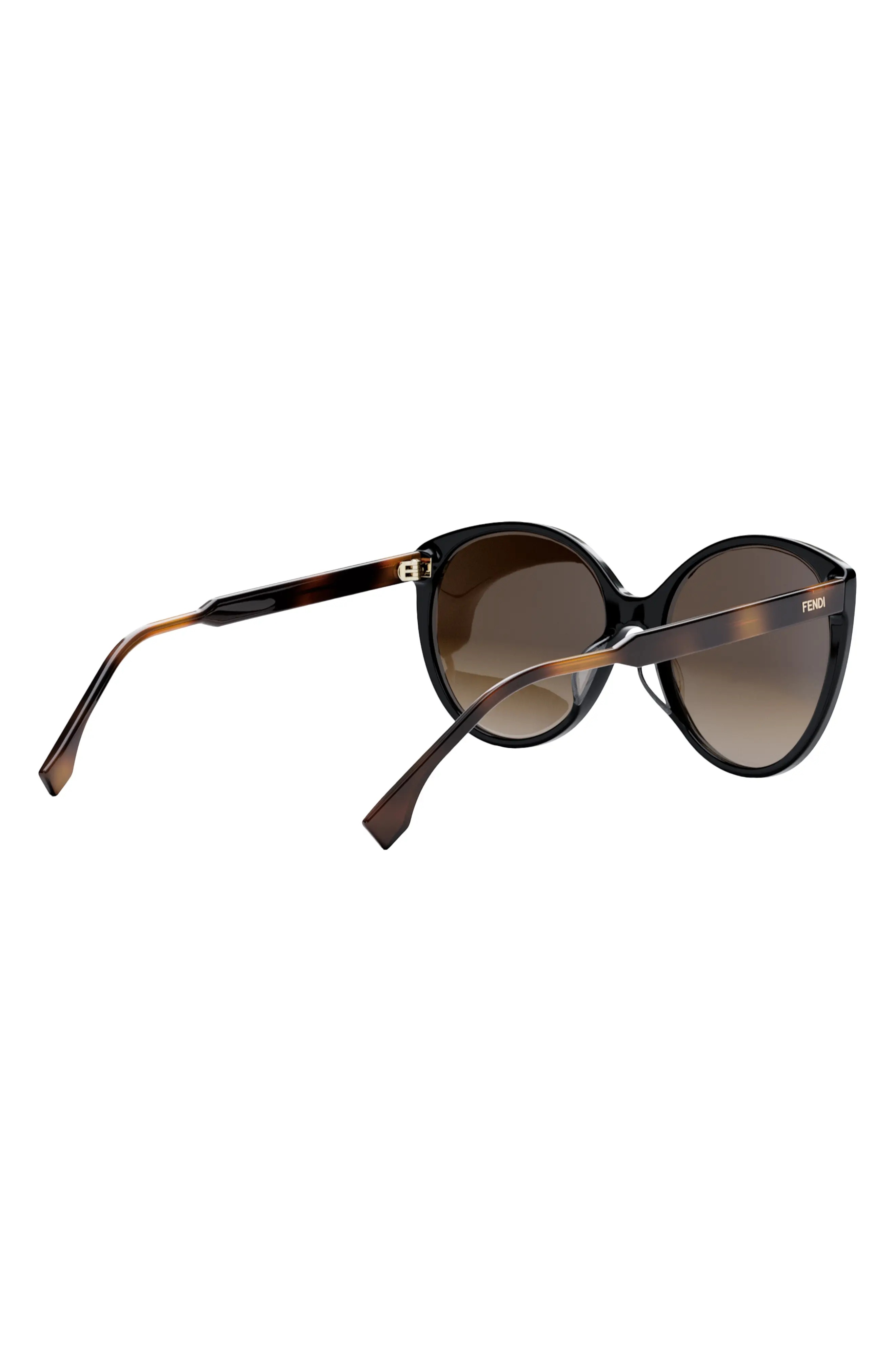 'Fendi Fine 59mm Round Sunglasses - 5