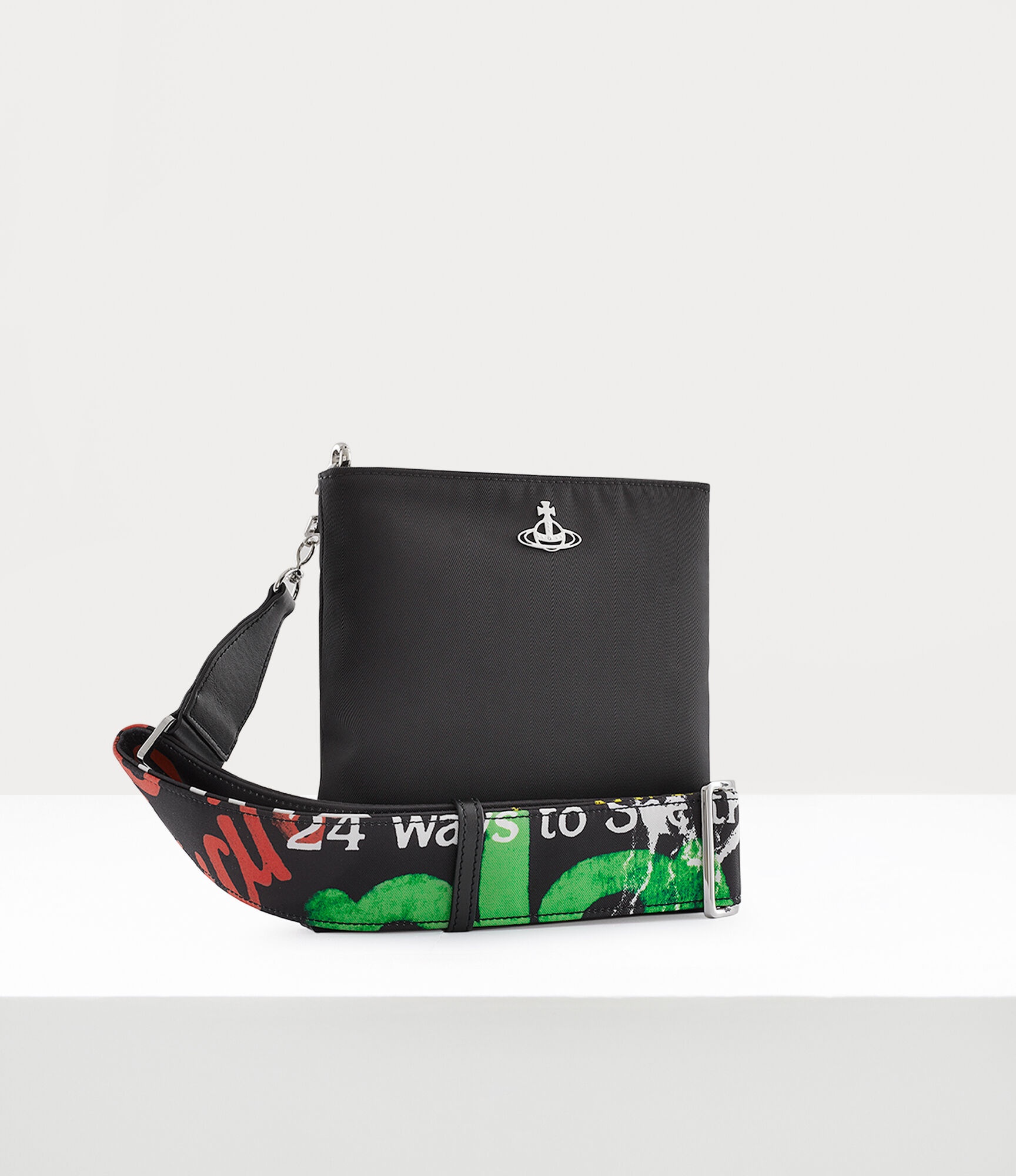 SQUIRE SQUARE CROSSBODY WEBB STRAP - 2