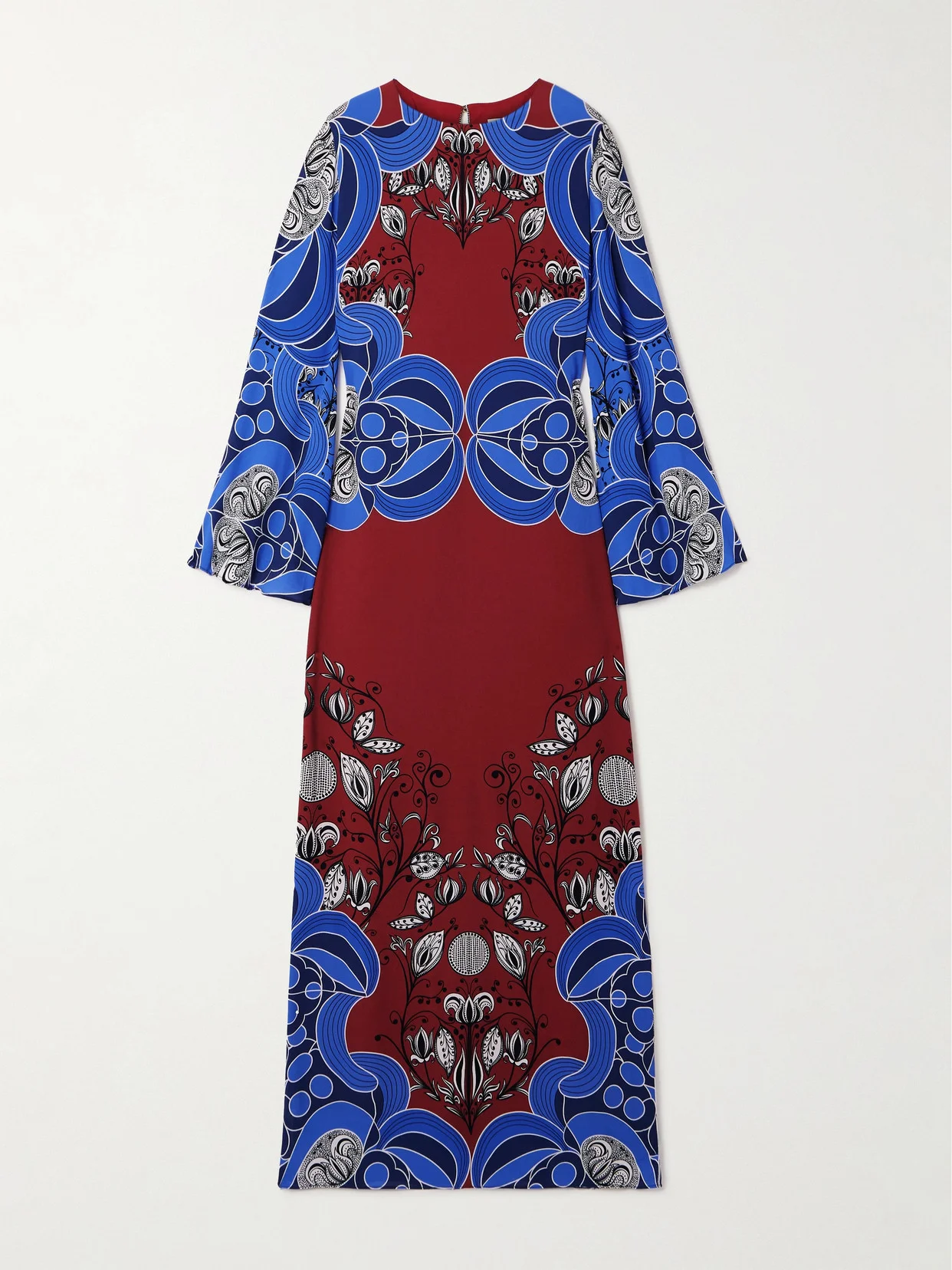 Capucine Printed Crepe Maxi Dress - 1