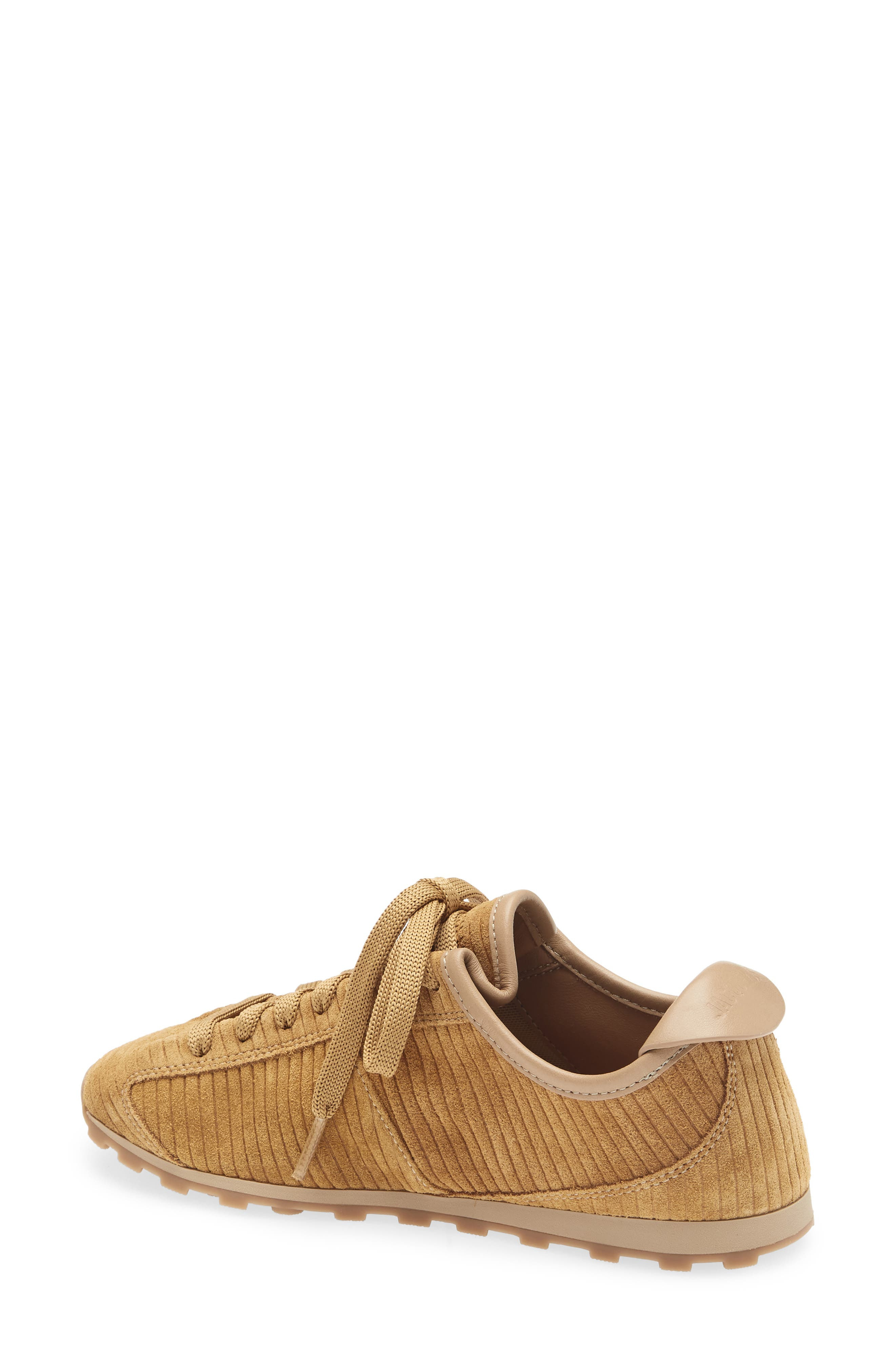 Jacquemus Corduroy Suede Tennis Sneaker in Camel at Nordstrom - 2