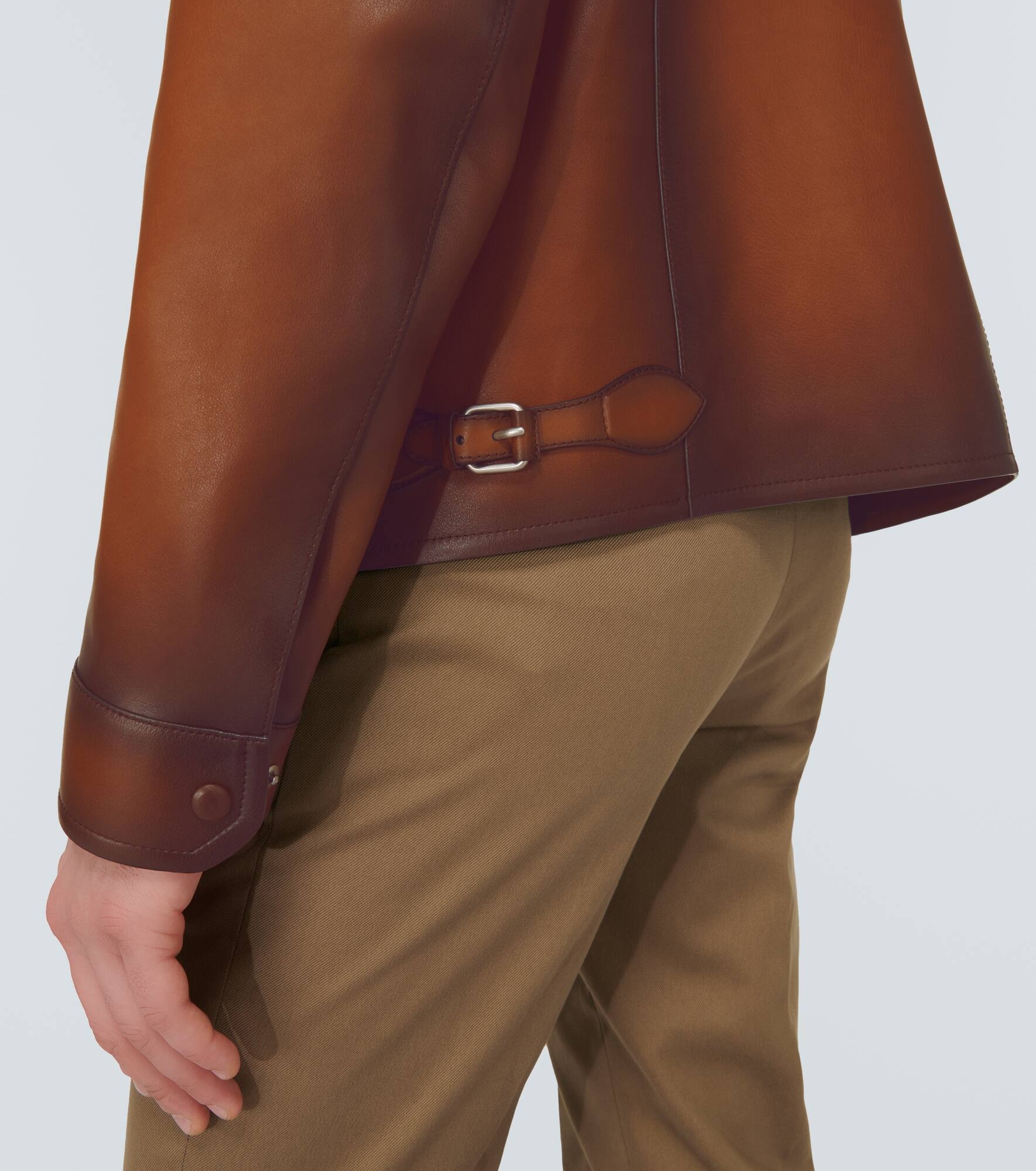 Patina 1 Jour leather blouson jacket - 6