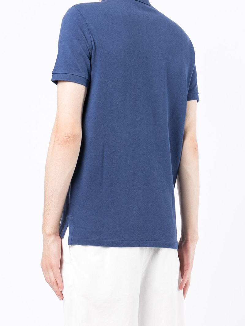 embroidered logo polo shirt 4