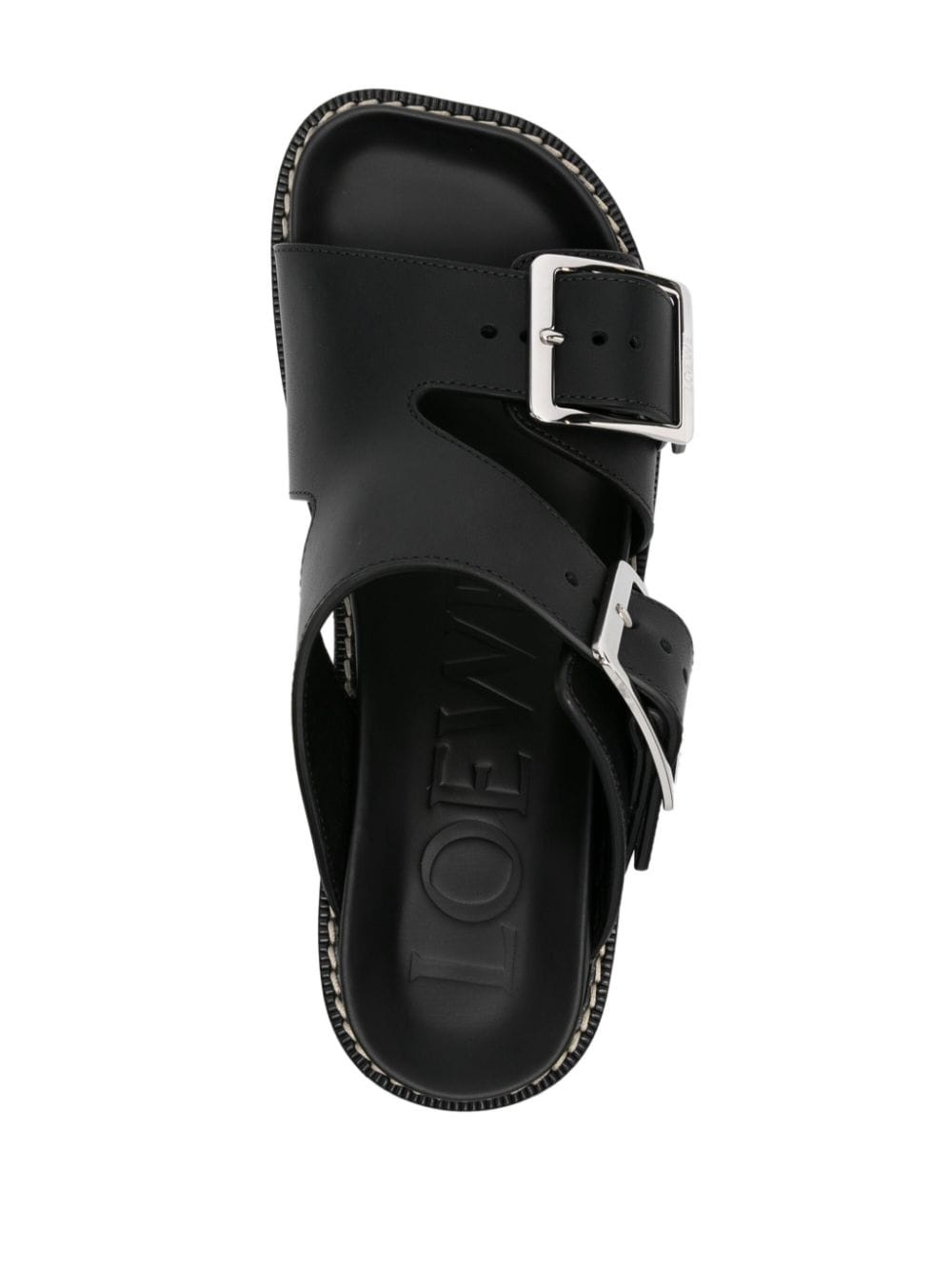 70mm Ease buckle-straps mules - 4