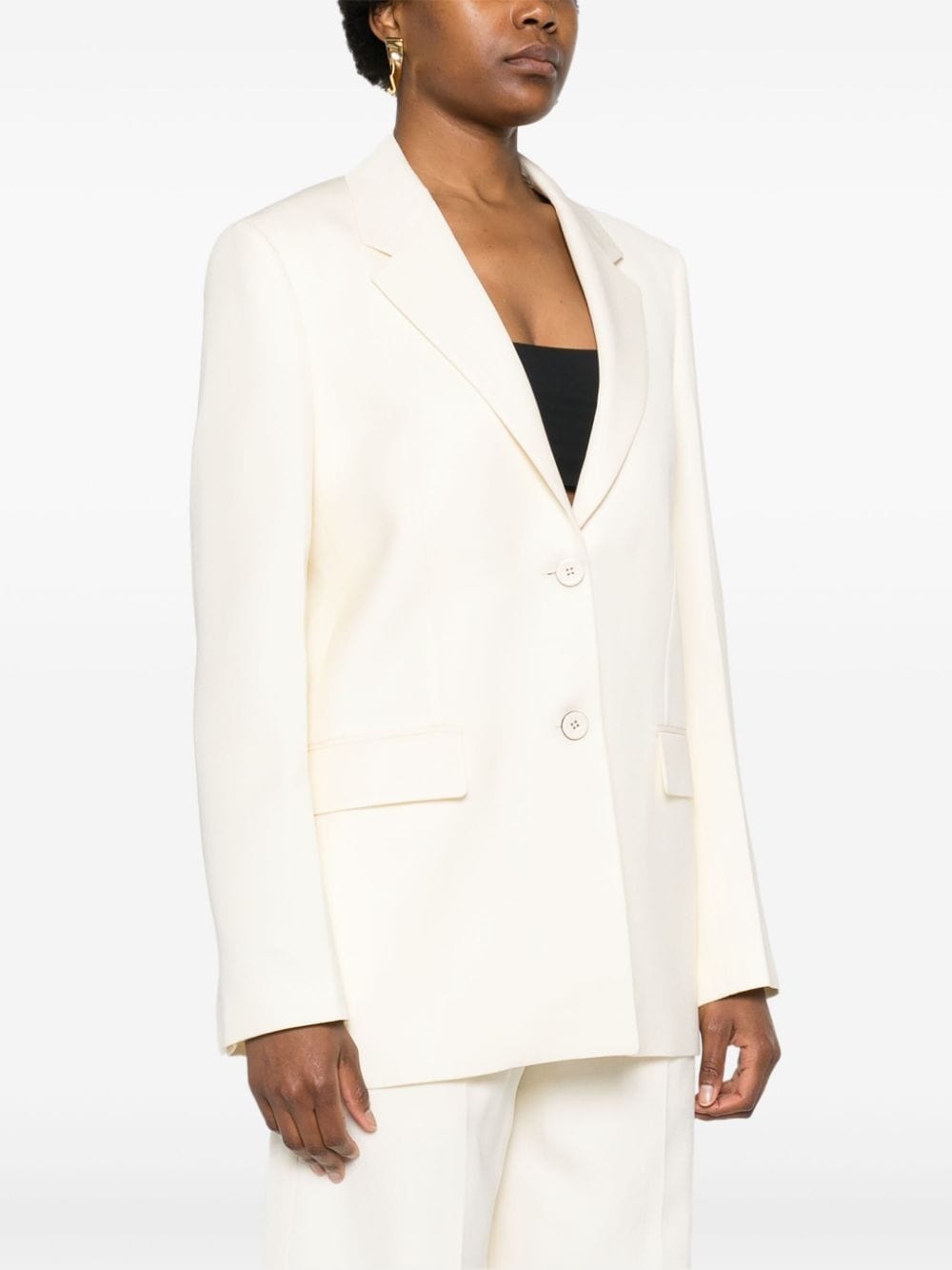 Jil Sander VISCOSE AND SILK OVERSIZED JACKET | rboutique