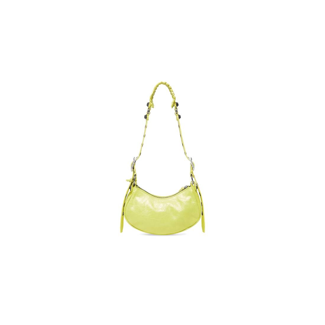 Women's Le Cagole Xs Shoulder Bag in Lime - 7