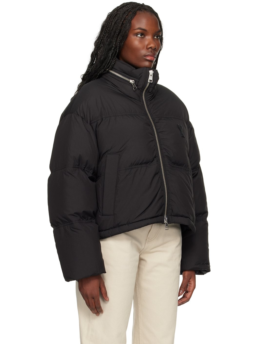 Black Ami de Coeur Down Jacket - 2