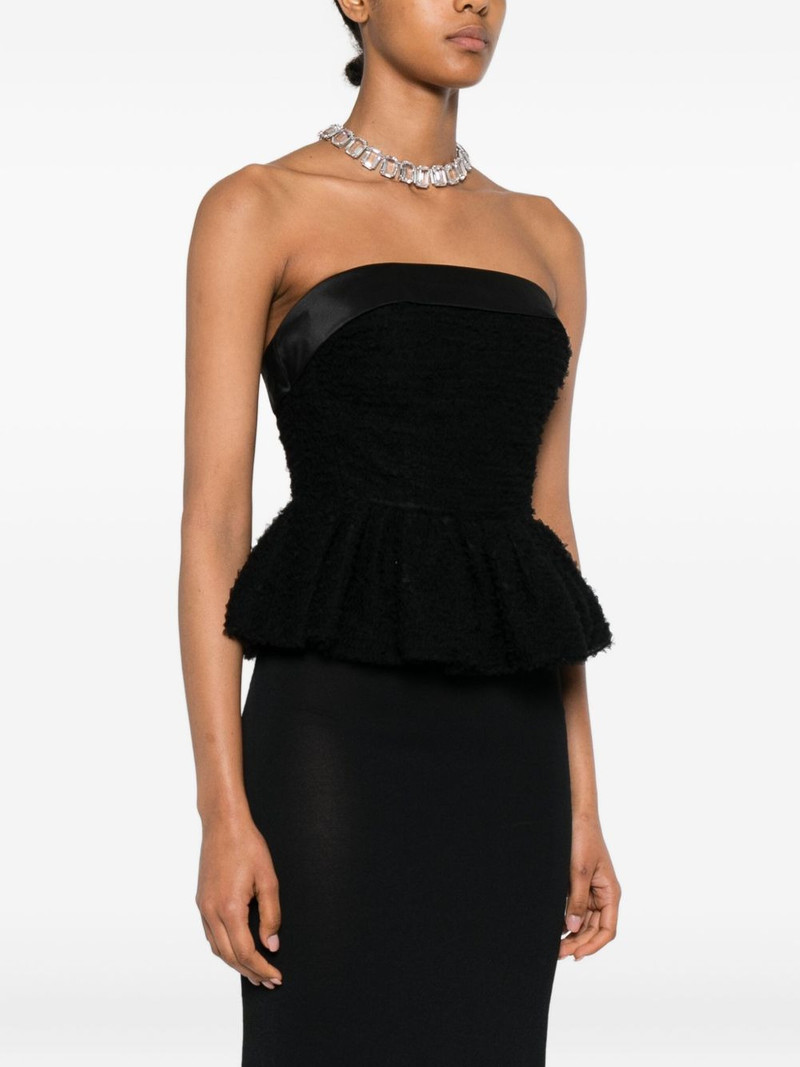 tulle ruffle strapless top 3