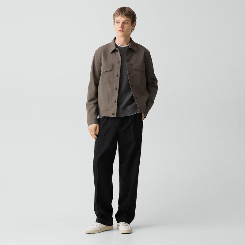 Theory River Trucker Jacket in Neoteric Twill outlook